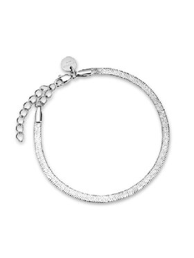 Rosefield Rosefield Bransoletka Snake Bracelet Silver Srebrny