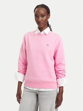 Tommy Jeans Tommy Jeans Μπλούζα Flag DW0DW19959 Ανοιχτό ροζ Regular Fit
