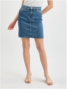 Orsay Orsay Spódnica 726342-558000__40 Niebieski Regular Fit