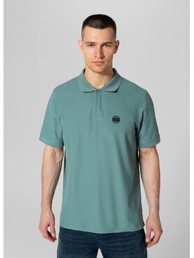 PITBULL PITBULL Polo Koszulka Zielony Regular Fit
