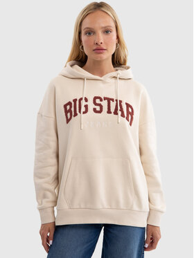 BIG STAR BIG STAR Bluza RUBIALSA_103_170 Beżowy Basic Fit
