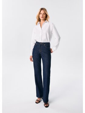 MARI PRETI MARI PRETI Jeansy Denim Dream Granatowy Straight Fit