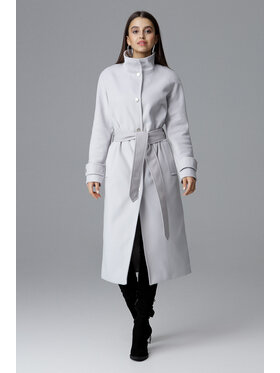 FIGL FIGLFIGL Cappotto M624 Grigio Regular Fit