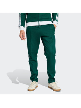 adidas adidas Spodnie materiałowe 159249 Zielony Slim Fit