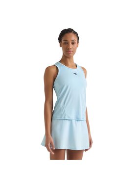 Diadora Diadora Koszulka techniczna L. TANK CORE Niebieski Basic Fit