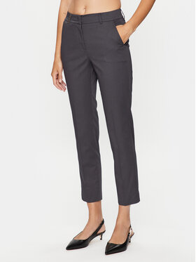 Peserico Peserico Pantaloni din material P04718 Gri Regular Fit