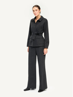 KMX KMX Marynarka 108260020 Szary Fitted Fit