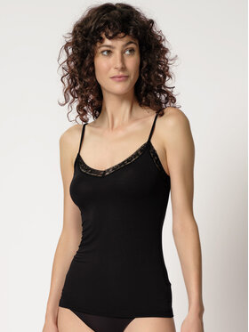 Huber Huber Tričko 10223 Čierna Slim Fit