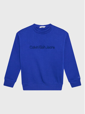 Calvin Klein Jeans Calvin Klein Jeans Felpa Embroidery Logo IB0IB01562 Blu scuro Regular Fit