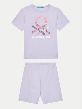United Colors Of Benetton United Colors Of Benetton Piżama 30960P06S Fioletowy Regular Fit