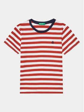 United Colors Of Benetton United Colors Of Benetton Тишърт 3EJGG10CZ Червен Regular Fit