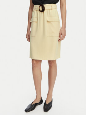 HUGO HUGO Gonna midi Randa 50559313 Beige chiaro Regular Fit