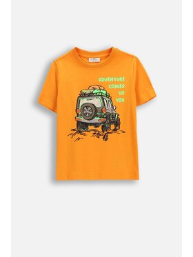 Coccodrillo Coccodrillo T-Shirt WC6143234VBA-006 Pomarańczowy Regular Fit