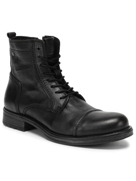 Jack&Jones Jack&Jones Kozaki Jfwrussel Leather 12155999 Czarny
