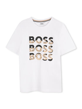 BOSS BOSS Tričko J52038 D Biela Regular Fit