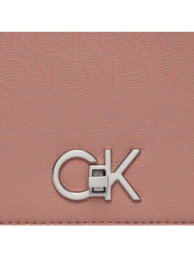 Calvin Klein Ročna Torba Re-Lock Double Gusette _Epi Mono K60K611347 Roza