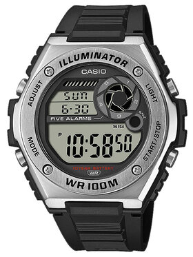 Casio Casio Zegarek MWD-100H-1AVEF Czarny