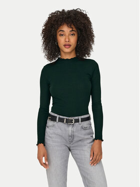 ONLY ONLY Majica Emma 15180040 Zelena Slim Fit