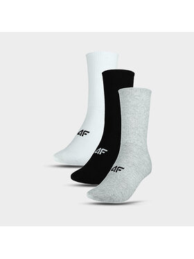 4F 4F Skarpety wysokie unisex 4FWAW24USOCU353 Kolorowy