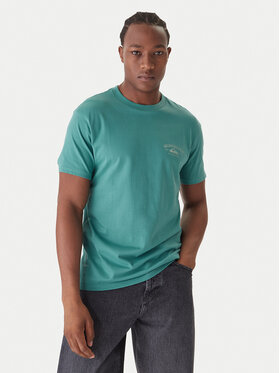 Quiksilver Quiksilver Tričko Anchor EQYZT08178 Zelená Regular Fit