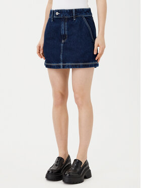 HUGO HUGO Spódnica jeansowa mini 50531831 Granatowy Regular Fit