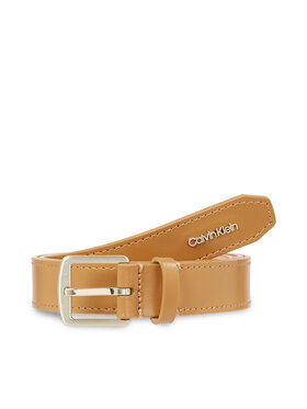 Calvin Klein Calvin Klein Dámský pásek Ck Must Sqr Letter K60K611015 Hnědá