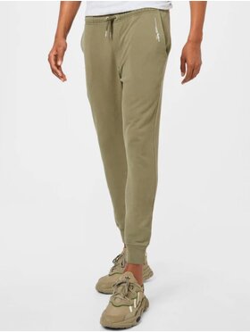 Pepe Jeans Pepe Jeans Kalhoty z materiálu PM211478 684 Zelená Regular Fit