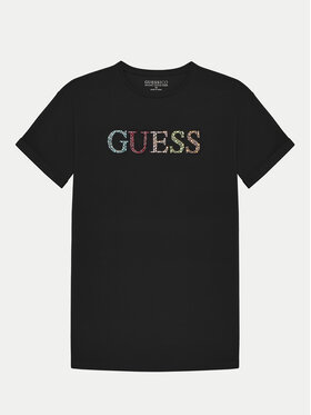 Guess Guess Тишърт J5GI38 J1314 Черен Regular Fit