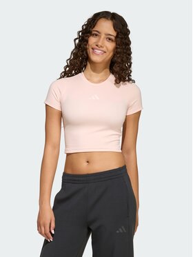 adidas adidas T-Shirt 158913 Różowy Slim Fit