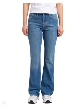Lee Lee Jeansy Breese Boot Niebieski Bootcut Fit