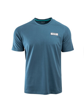 EA7 Emporio Armani EA7 Emporio Armani T-Shirt 3DPT24-PJUVZ-1821_L Niebieski Regular Fit