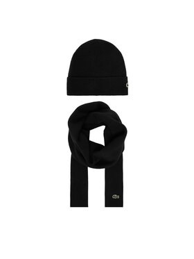 Lacoste Lacoste Set šal i kapa RB5385 Crna