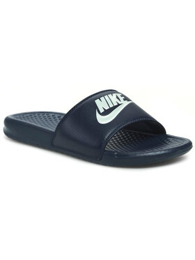 Nike Nike Klapki Benassi JDI 343880 403 Granatowy