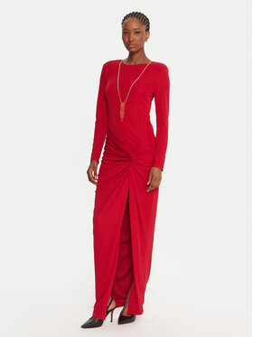 Fracomina Fracomina Abendkleid FQ25WD3006W62601 Dunkelrot Slim Fit