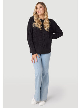LAURELLA LAURELLA Sweter LAURELLA 6TU012299 Czarny Regular Fit