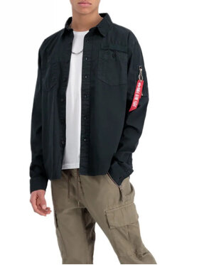 Alpha Industries Alpha Industries Koszula AI.138422-03 Czarny Regular Fit