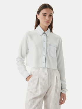 Patrizia Pepe Patrizia Pepe Krekls 2C1665/D9A0-CB20 Gaiši zila Regular Fit