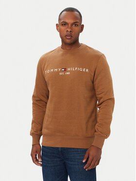 Tommy Hilfiger Tommy Hilfiger Jopa Logo MW0MW11596 Rjava Regular Fit