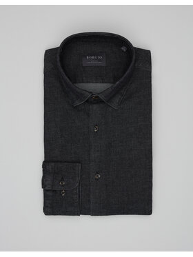 Borgio Borgio Koszula DENICE Granatowy Slim Fit