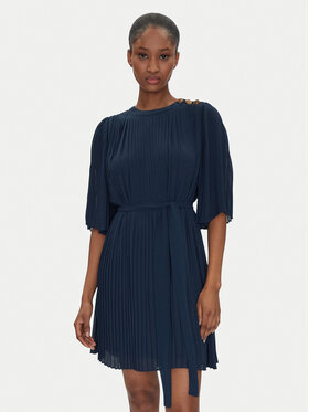 TWINSET TWINSET Коктейльна сукня 251TP2051 Cиній Loose Fit