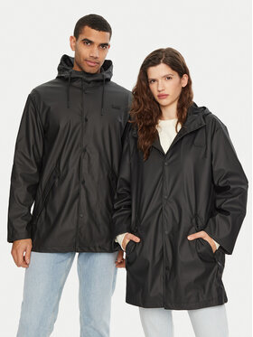Hunter Hunter Geacă de ploaie HARU0003242 Negru Regular Fit