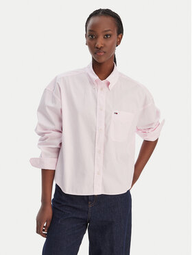 Tommy Jeans Tommy Jeans Marškiniai DW0DW22766 Rožinė Regular Fit