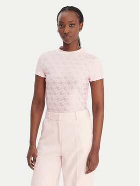 Guess Guess Тишърт W4BI26 J1314 Розов Regular Fit