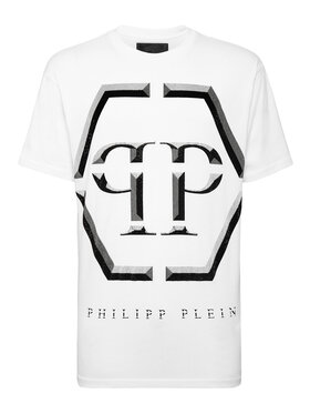 PHILIPP PLEIN PHILIPP PLEIN T-shirt 439 Bianco Regular Fit