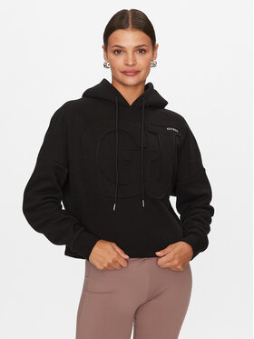 Guess Guess Majica dugih rukava V3BQ10 KBXX1 Crna Regular Fit