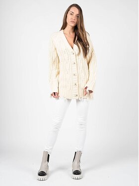 Silvian Heach Silvian Heach Πουλόβερ CVA22098CD Εκρού Regular Fit