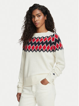 Robe di Kappa Robe di Kappa Sweter Arosa 63137JW Kremowy Regular Fit