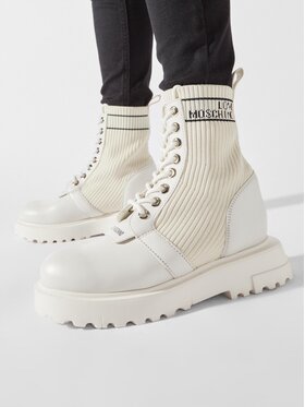 LOVE MOSCHINO LOVE MOSCHINO Bakancs JA24324G0HIY612A Fehér