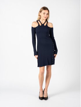 PINKO PINKO Sukienka codzienna 1G178C Y7XV Granatowy Slim Fit