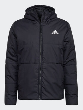 Adidas Prehodna Jakna BSC 3-Stripes Hooded Insulated Jacket HG6276 Črna Regular Fit